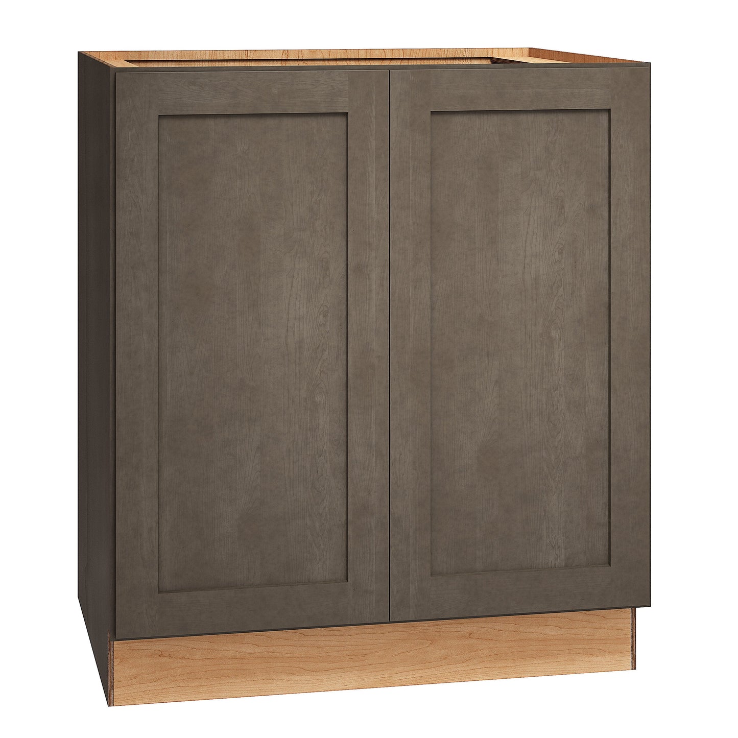 Diamond Express Jamestown 30-in W x 34.5-in H x 24-in D Colt Brown Base Fully Assembled Plywood Cabinet (Recessed Panel Shaker Door Style)