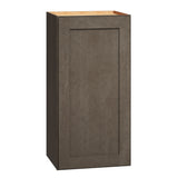 Diamond Express Jamestown 15-in W x 30-in H x 12-in D Colt Brown Wall Fully Assembled Plywood Cabinet (Recessed Panel Shaker Door Style)