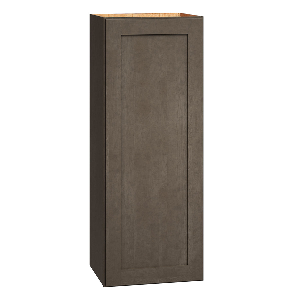 Diamond Express Jamestown 15-in W x 39-in H x 12-in D Colt Brown Wall Fully Assembled Plywood Cabinet (Recessed Panel Shaker Door Style)
