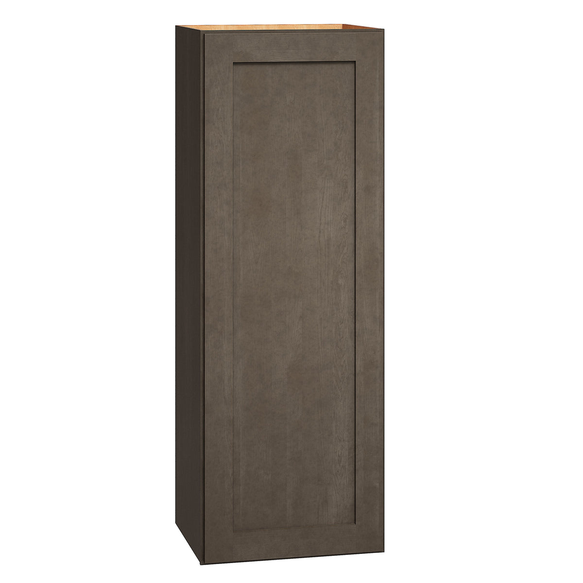 Diamond Express Jamestown 15-in W x 42-in H x 12-in D Colt Brown Wall Fully Assembled Plywood Cabinet (Recessed Panel Shaker Door Style)