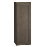 Diamond Express Jamestown 15-in W x 42-in H x 12-in D Colt Brown Wall Fully Assembled Plywood Cabinet (Recessed Panel Shaker Door Style)