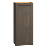Diamond Express Jamestown 18-in W x 42-in H x 12-in D Colt Brown Wall Fully Assembled Plywood Cabinet (Recessed Panel Square Door Style)