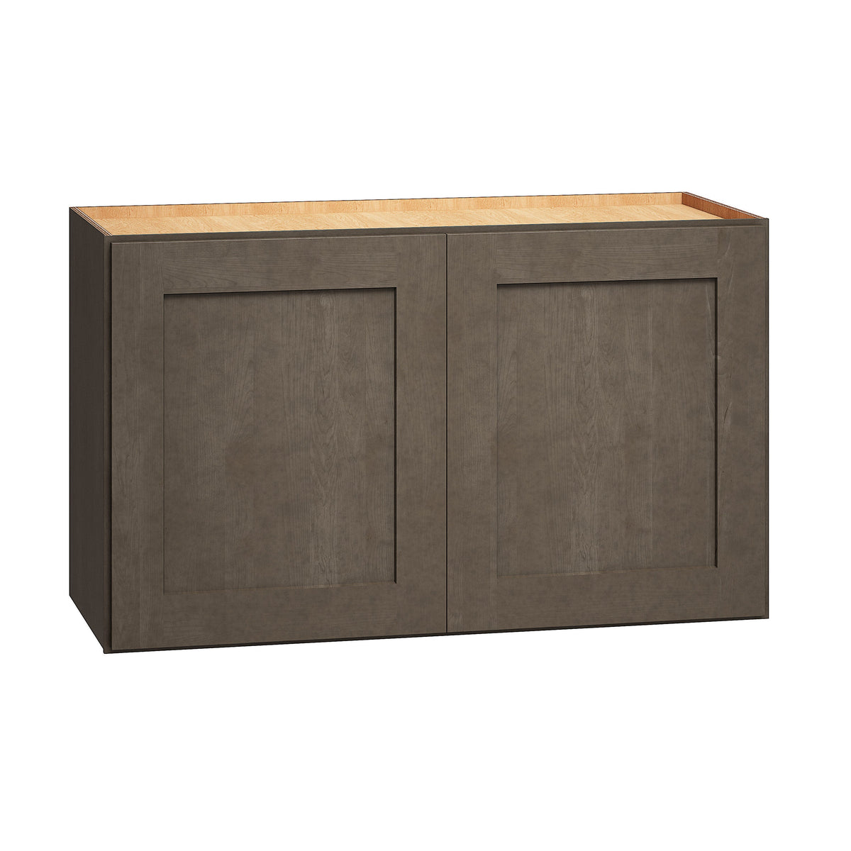 Diamond Express Jamestown 30-in W x 18-in H x 12-in D Colt Brown Wall Fully Assembled Plywood Cabinet (Recessed Panel Shaker Door Style)