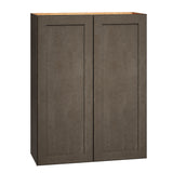 Diamond Express Jamestown 30-in W x 39-in H x 12-in D Colt Brown Wall Fully Assembled Plywood Cabinet (Recessed Panel Shaker Door Style)
