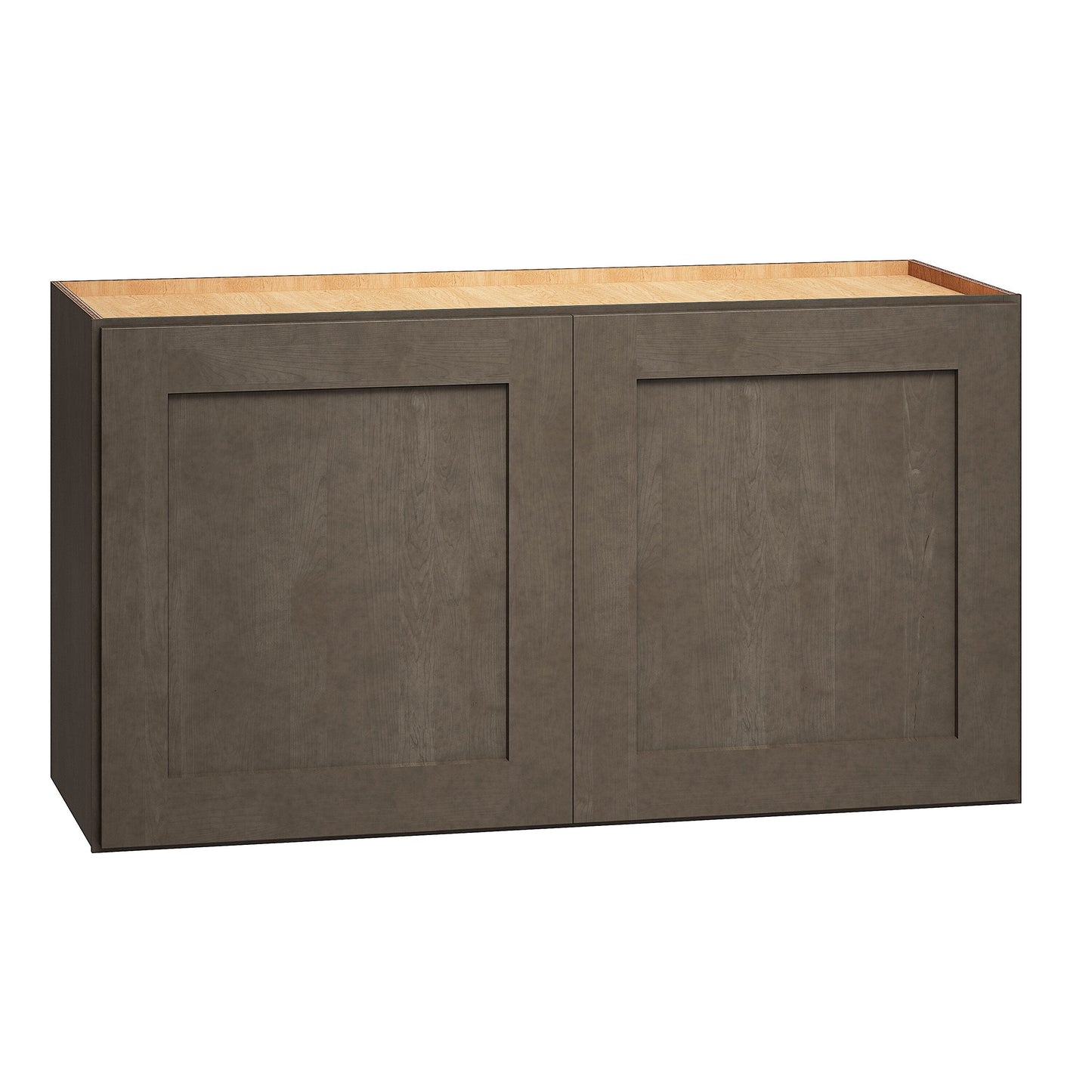 Diamond Express Jamestown 33-in W x 18-in H x 12-in D Colt Brown Wall Fully Assembled Plywood Cabinet (Recessed Panel Shaker Door Style)