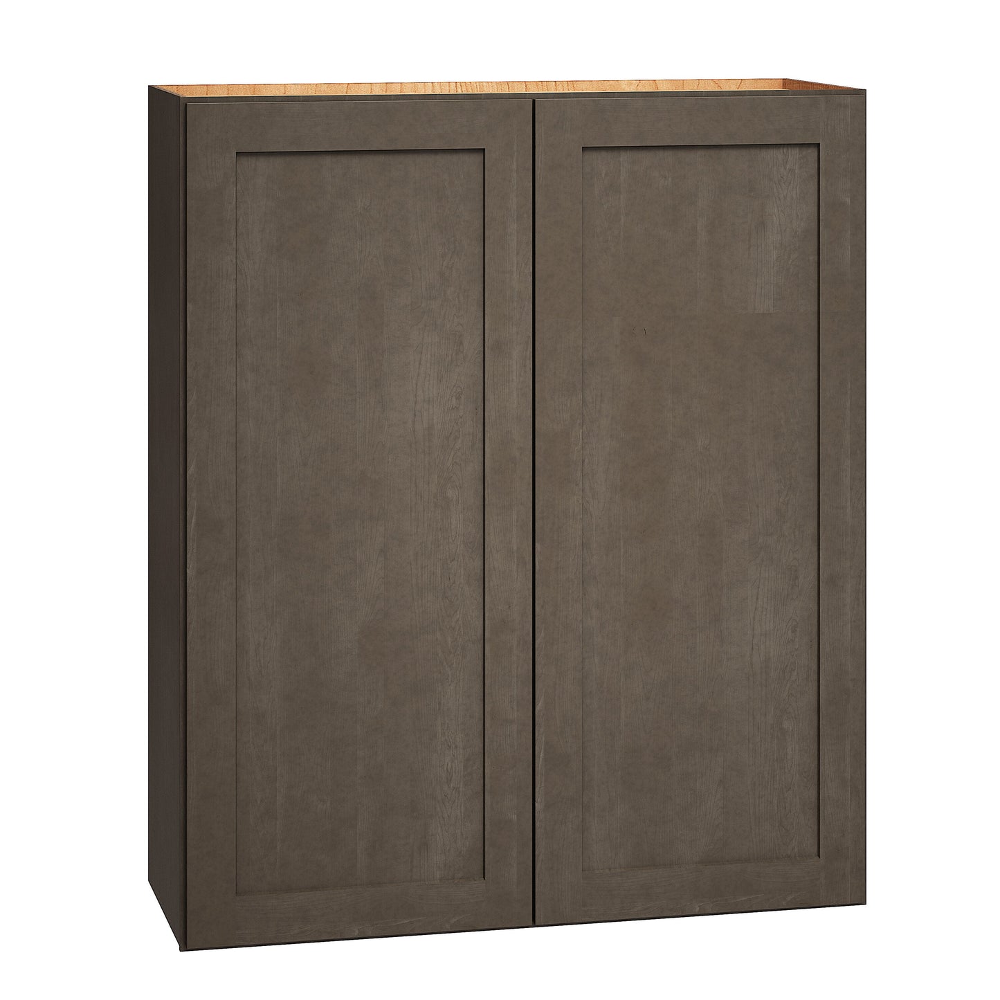Diamond Express Jamestown 33-in W x 39-in H x 12-in D Colt Brown Wall Fully Assembled Plywood Cabinet (Recessed Panel Shaker Door Style)
