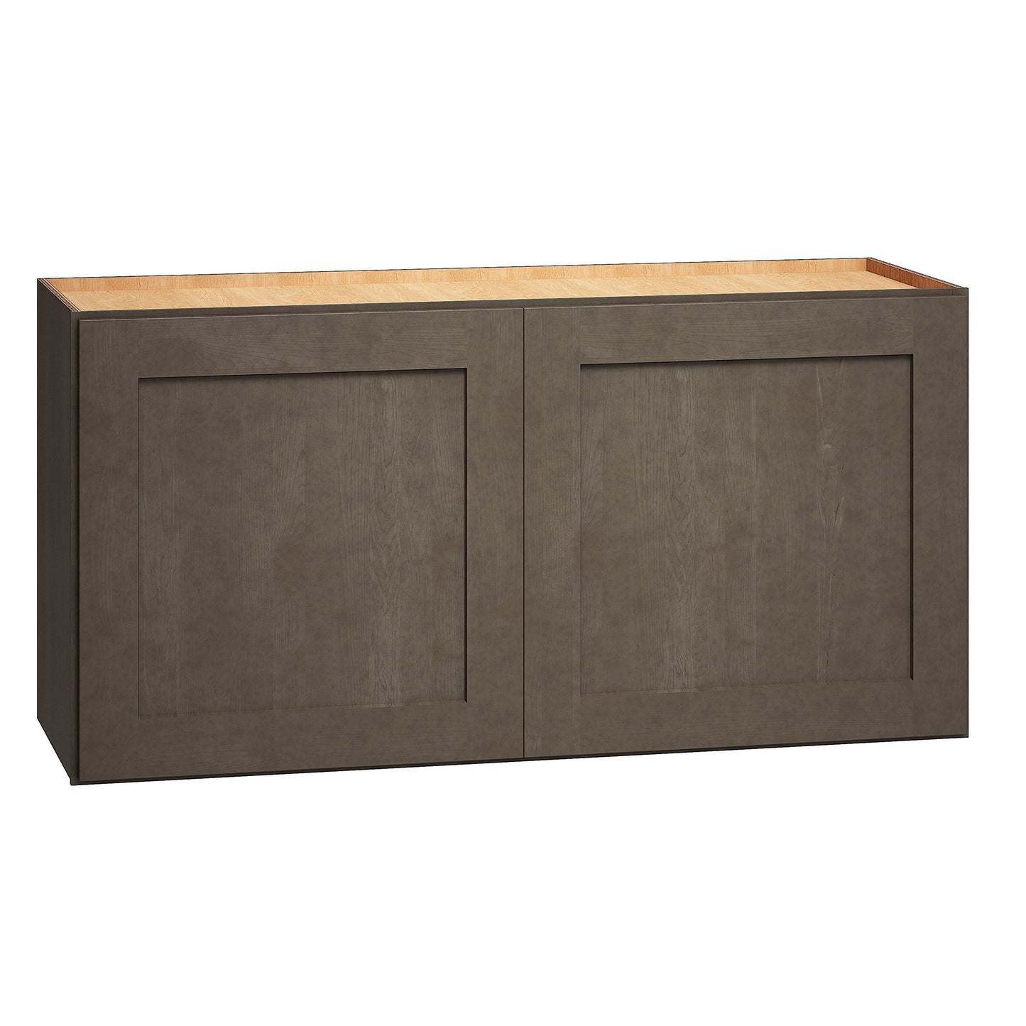 Diamond Express Jamestown 36-in W x 18-in H x 12-in D Colt Brown Wall Fully Assembled Plywood Cabinet (Recessed Panel Shaker Door Style)