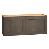 Diamond Express Jamestown 36-in W x 15-in H x 12-in D Colt Brown Wall Fully Assembled Plywood Cabinet (Recessed Panel Square Door Style)