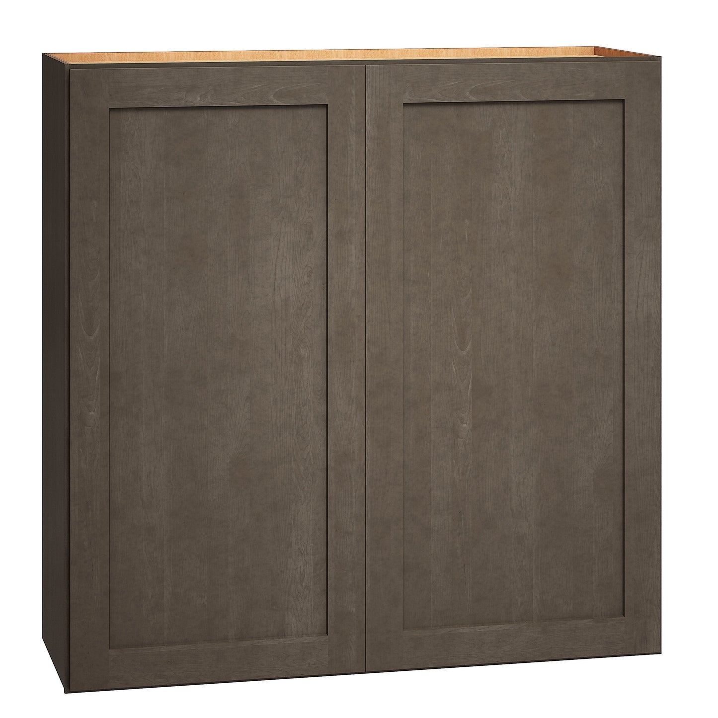 Diamond Express Jamestown 36-in W x 36-in H x 12-in D Colt Brown Wall Fully Assembled Plywood Cabinet (Recessed Panel Shaker Door Style)