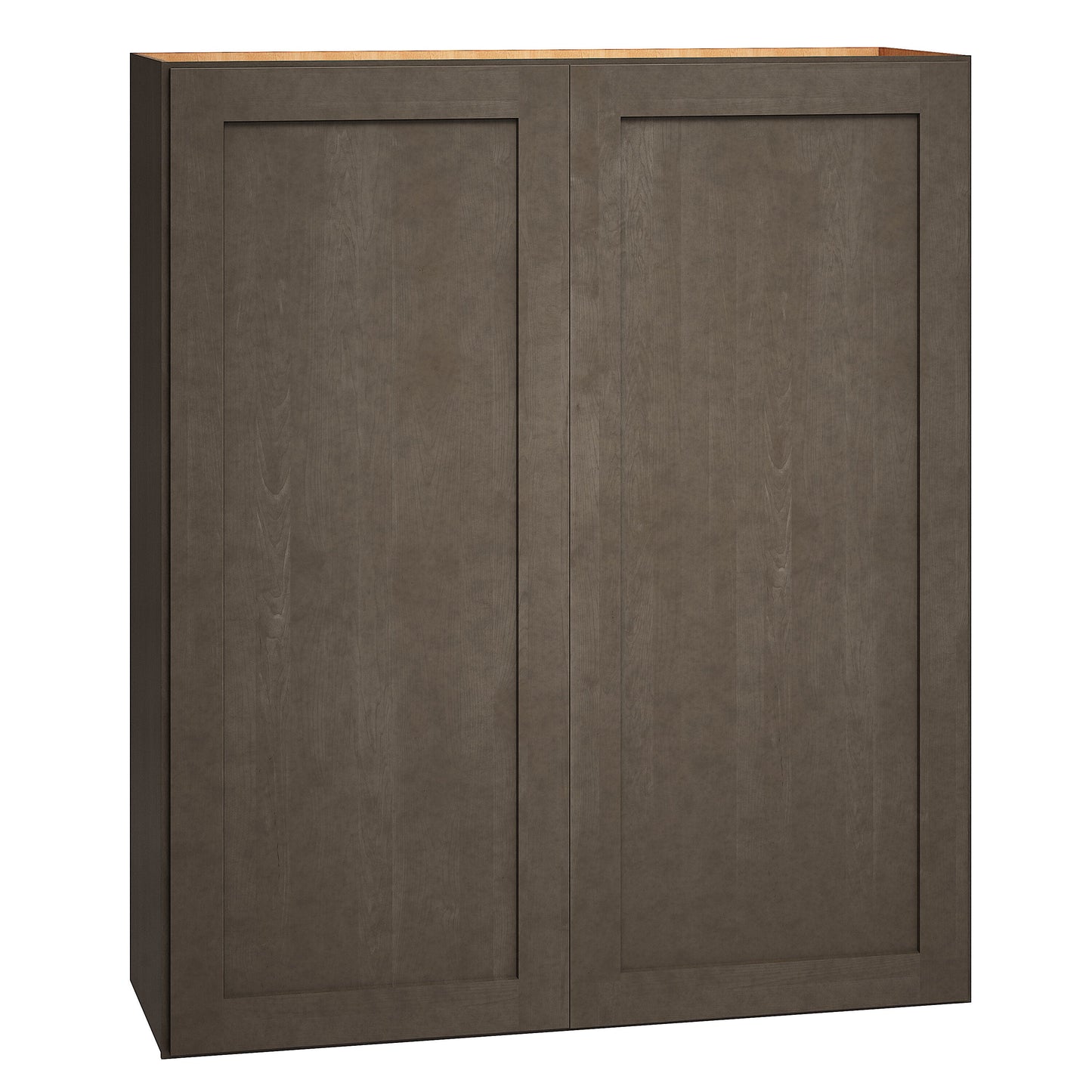 Diamond Express Jamestown 36-in W x 42-in H x 12-in D Colt Brown Wall Fully Assembled Plywood Cabinet (Recessed Panel Shaker Door Style)