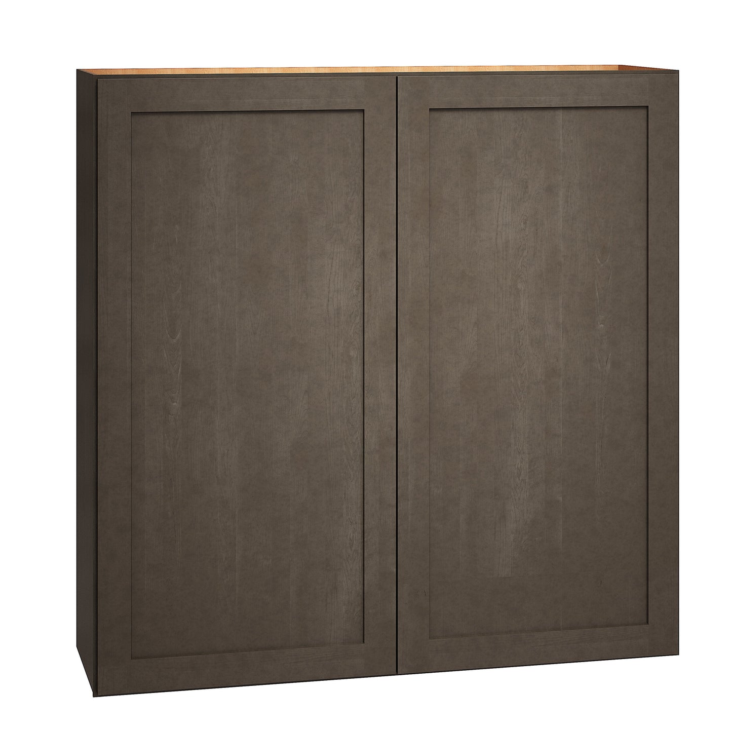 Diamond Express Jamestown 42-in W x 42-in H x 12-in D Colt Brown Wall Fully Assembled Plywood Cabinet (Recessed Panel Shaker Door Style)