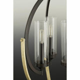 Progress Lighting Evoke 6-Light Antique Bronze Transitional Chandelier
