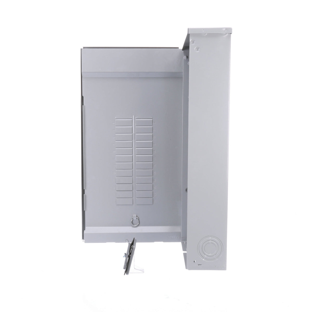Siemens ES 150-Amp 24-space load center - angle view