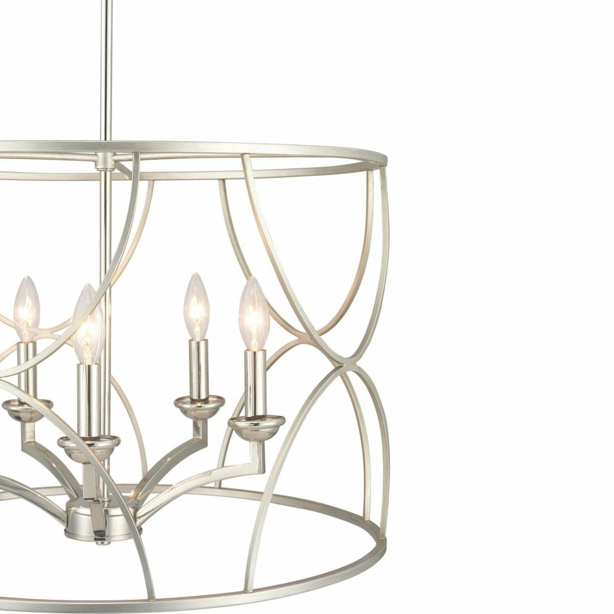 Progress Lighting Landree 5-Light Gray Traditional Chandelier