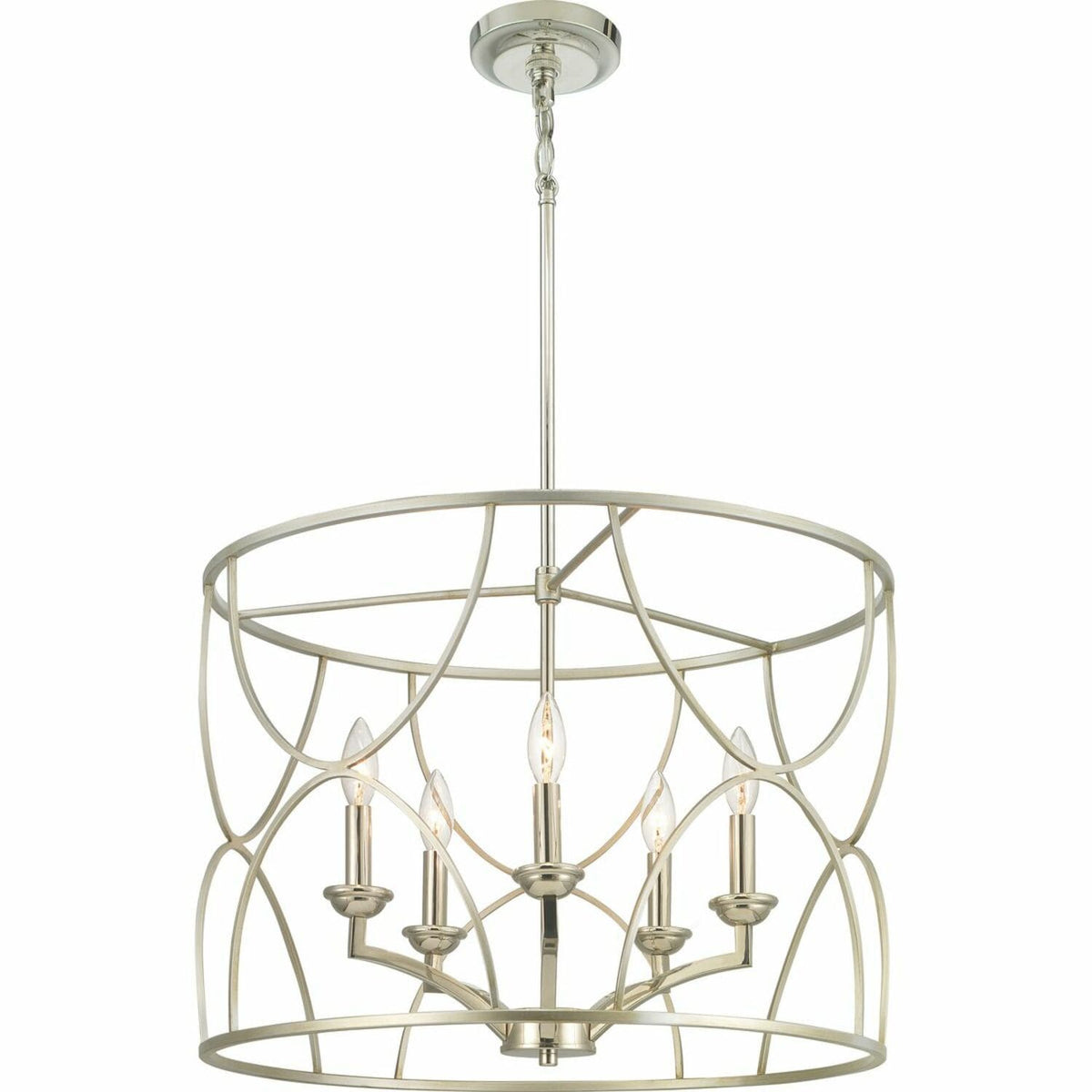 Progress Lighting Landree 5-Light Gray Traditional Chandelier