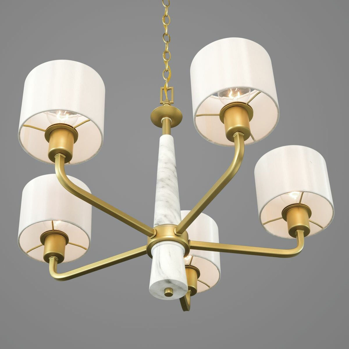 Progress Lighting Palacio 5-Light Gold Transitional Chandelier