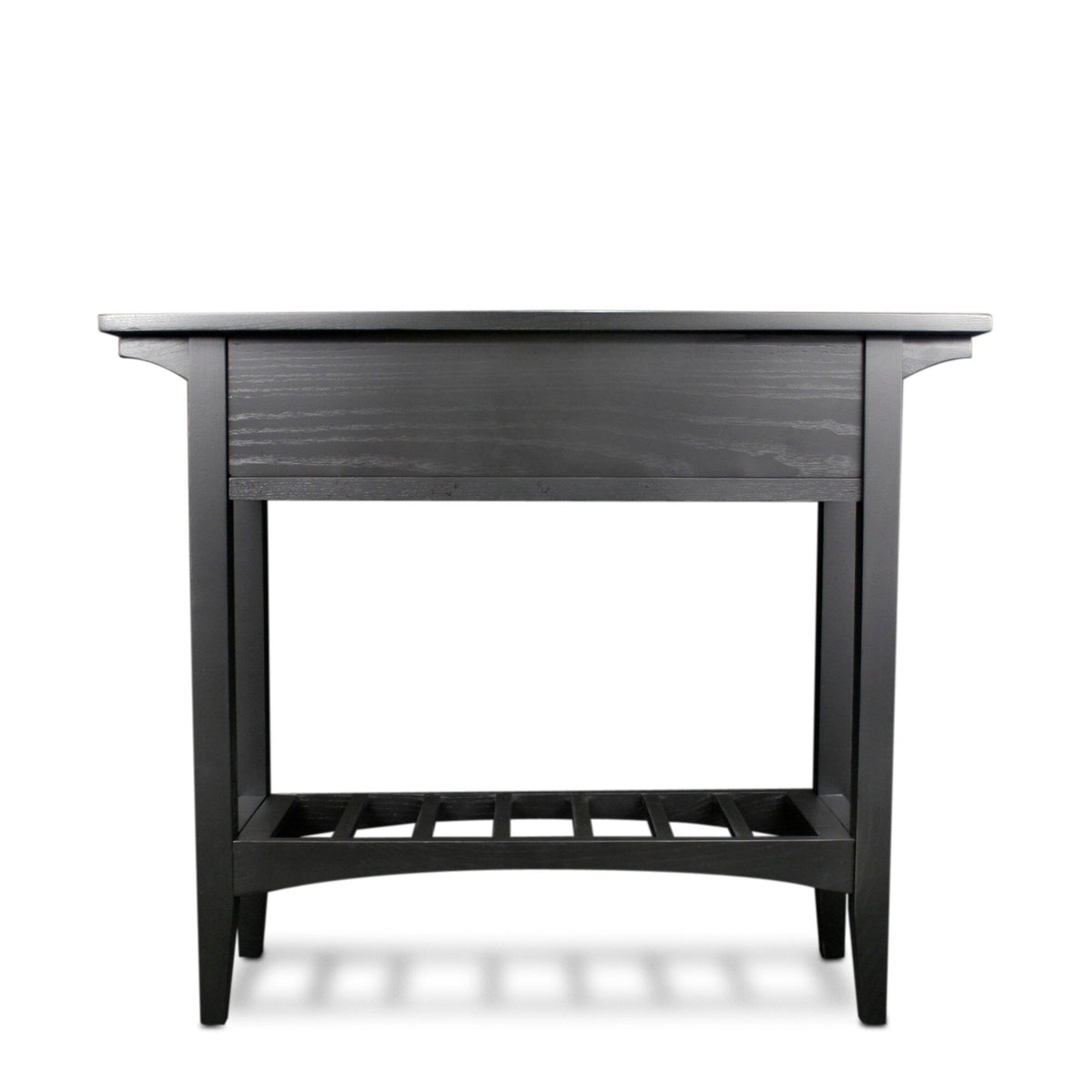 Leick Home 5-Bottle Black Wood Wine Cabinet