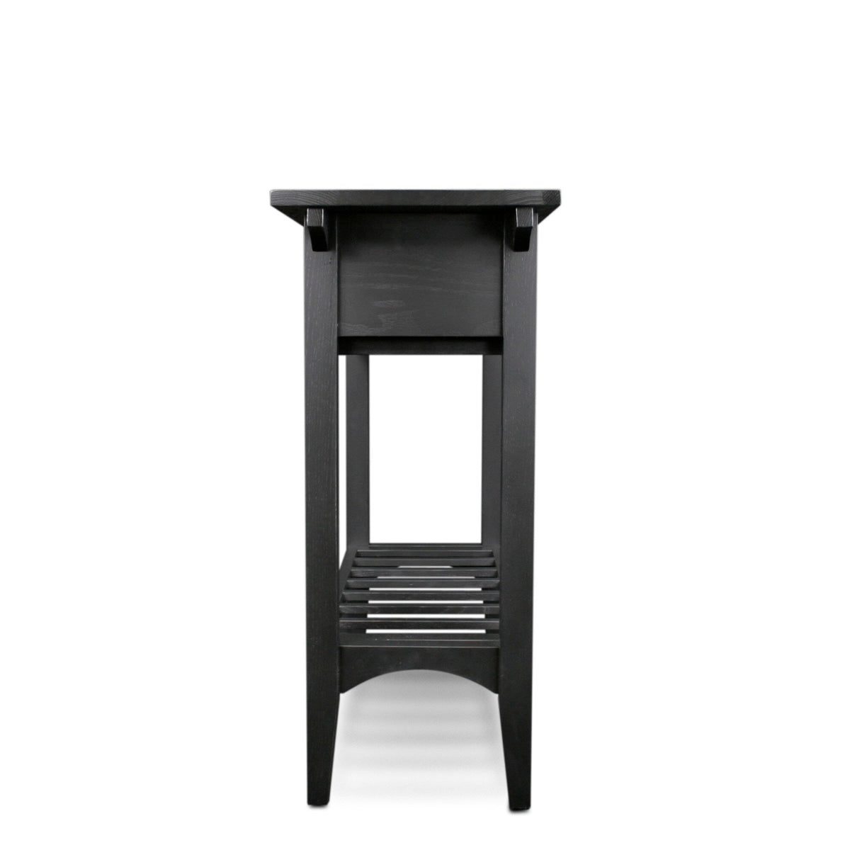 Leick Home 5-Bottle Black Wood Wine Cabinet