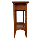 Leick Home 5-Bottle Russet Wood Wine Cabinet