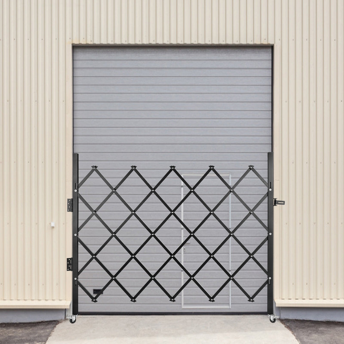 VEVOR 4.1-ft H x 5.5-ft W Black Board-on-board Security Composite Fence Panel
