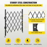VEVOR 4.1-ft H x 5.5-ft W Black Board-on-board Security Composite Fence Panel