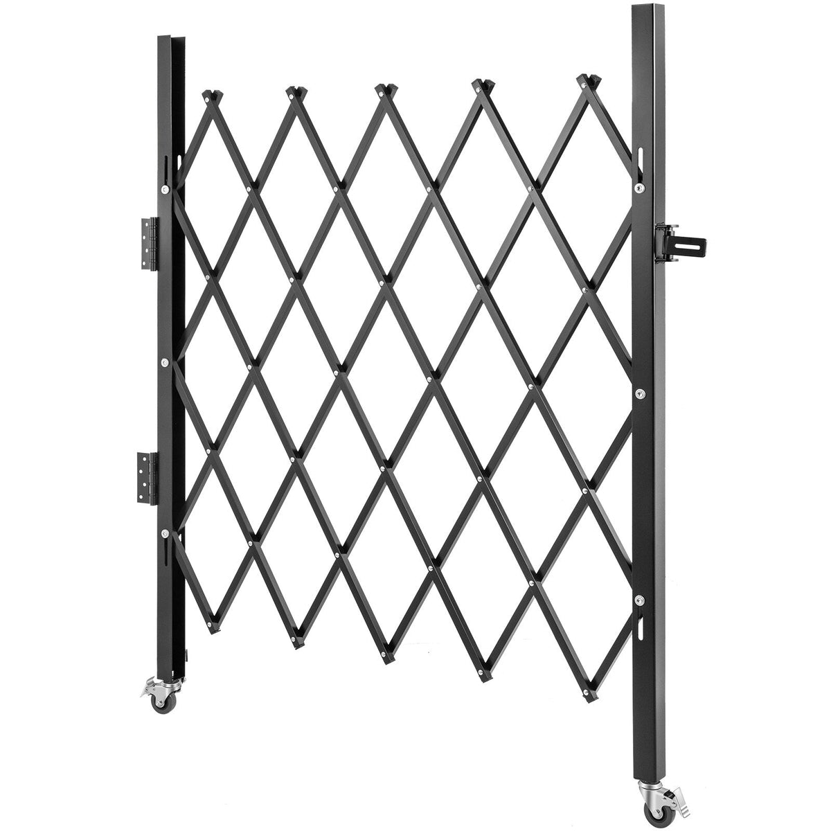VEVOR 4.1-ft H x 5.5-ft W Black Board-on-board Security Composite Fence Panel