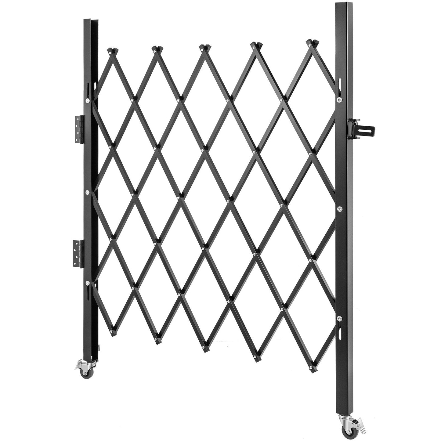 VEVOR 4.1-ft H x 5.5-ft W Black Board-on-board Security Composite Fence Panel