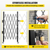 VEVOR 4.1-ft H x 5.5-ft W Black Board-on-board Security Composite Fence Panel