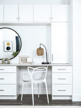 Diamond Express Jamestown 36-in W x 34.5-in H x 24-in D White 3-Drawer Base Fully Assembled Plywood Cabinet (Recessed Panel Shaker Style)