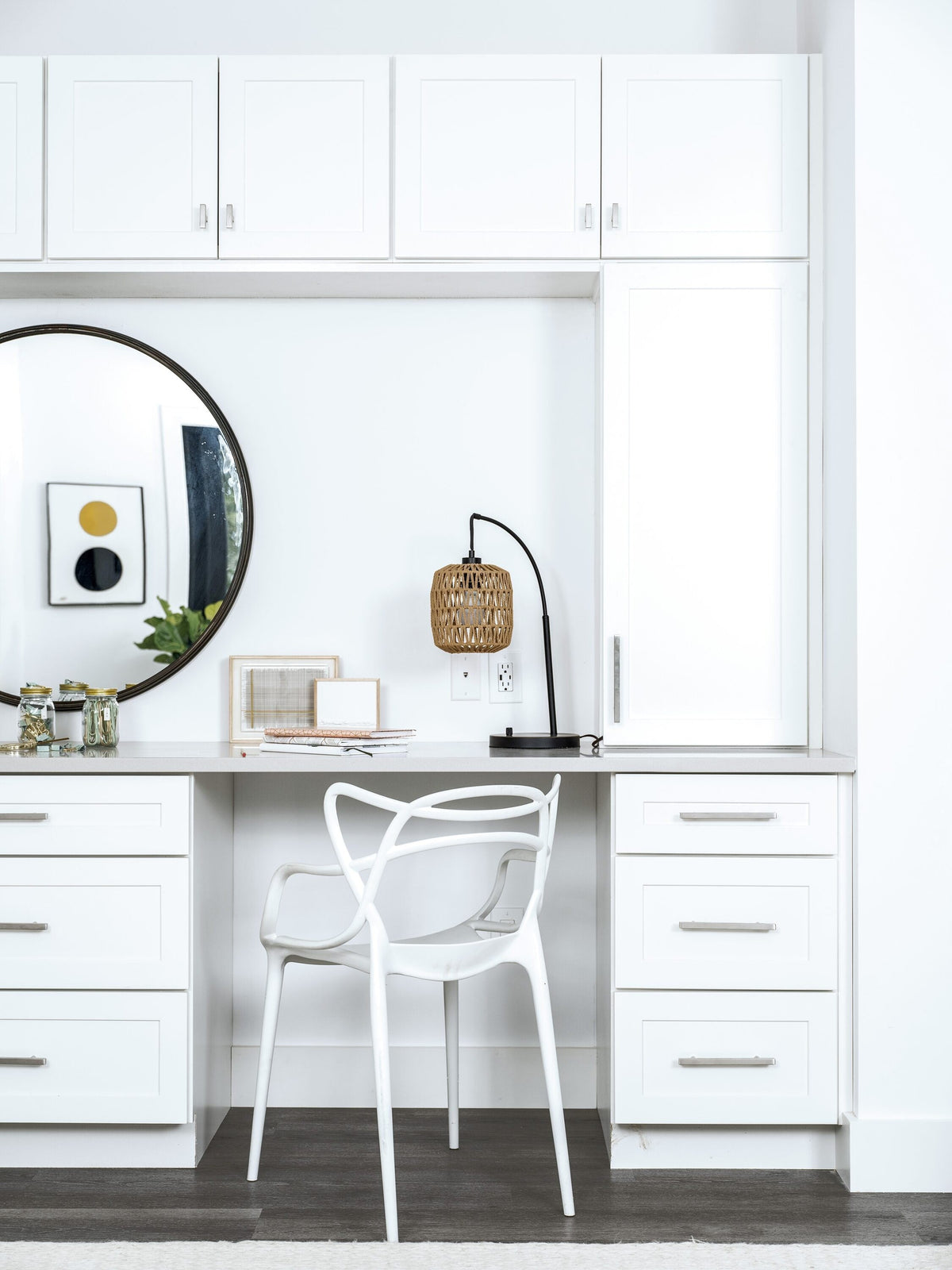 Diamond Express Jamestown 30-in W x 34.5-in H x 24-in D White 1-Drawer Base Fully Assembled Plywood Cabinet (Recessed Panel Shaker Style)