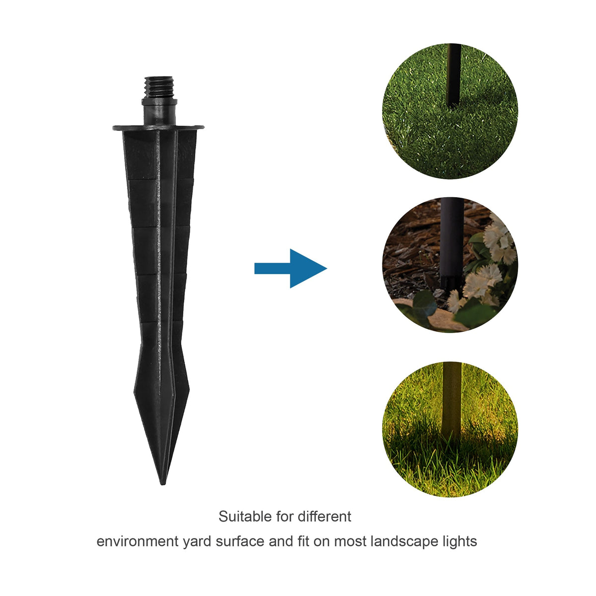 Portfolio 2-Count Landscape Lighting Stakes