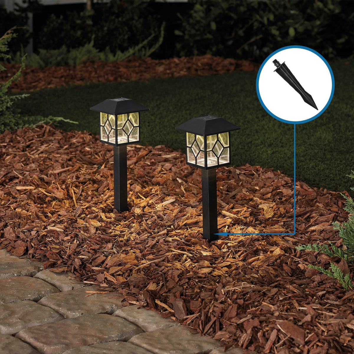 Portfolio 2-Count Landscape Lighting Stakes