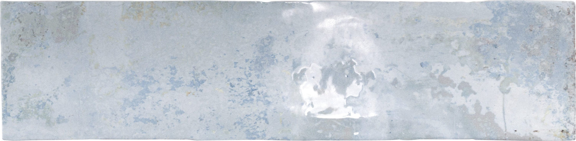 Affinity Tile Biarritz Blue 3-in x 12-in Multi-finish Ceramic Brick look Wall Tile product image