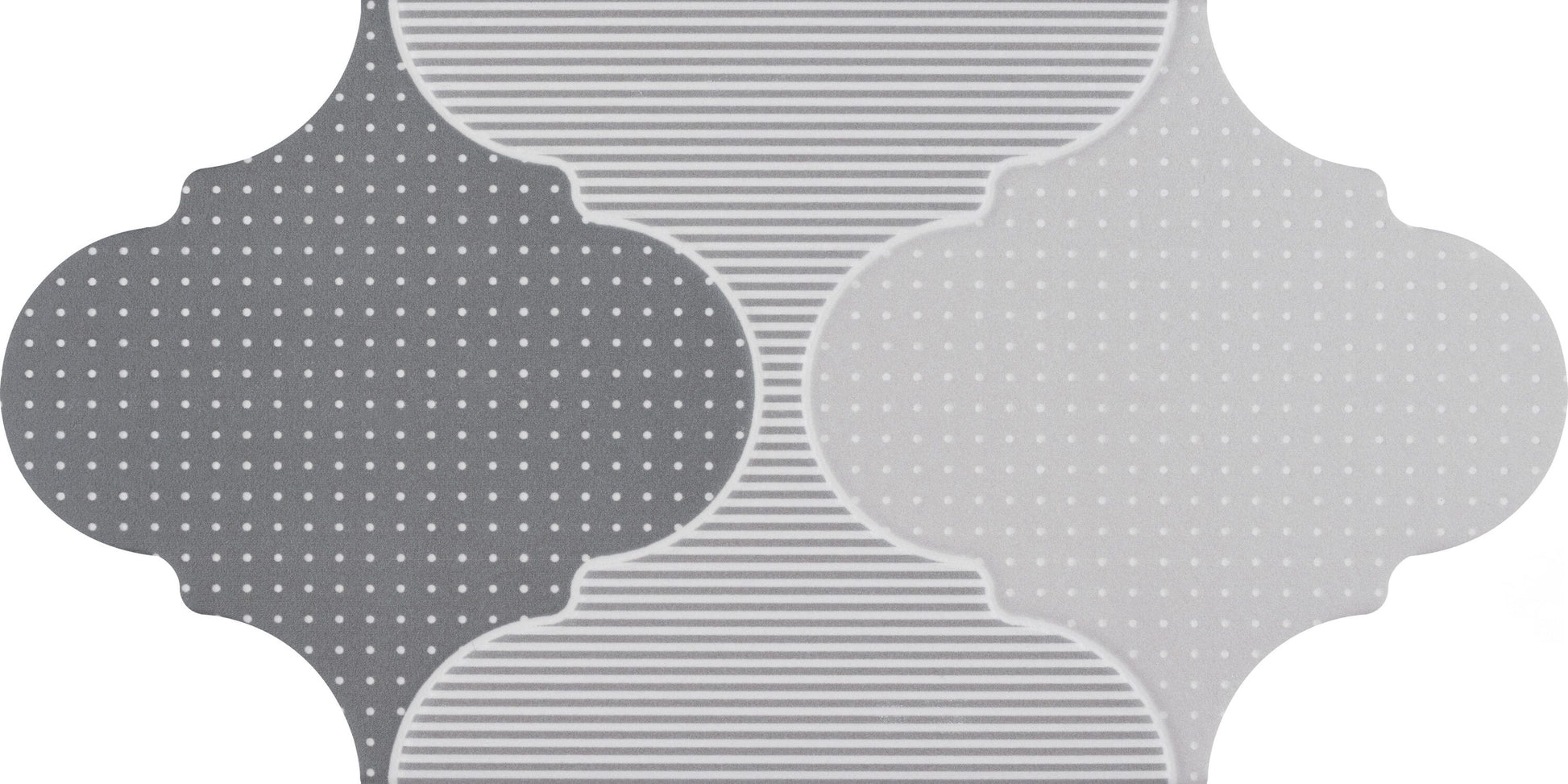 Affinity Tile Apreggio Rondo Provenzal Grey 6-in x 13-in Multi-finish Porcelain Patterned Multi-shaped Floor and Wall Tile product image