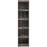 Benzara Contemporary/Modern Brown Wood China Cabinet with Wine Storage