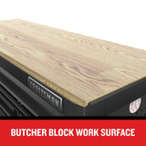 CRAFTSMAN Premium 2000 Series 51.2-in L x 39.5-in H 8-Drawer Rolling Black Wood Work Bench