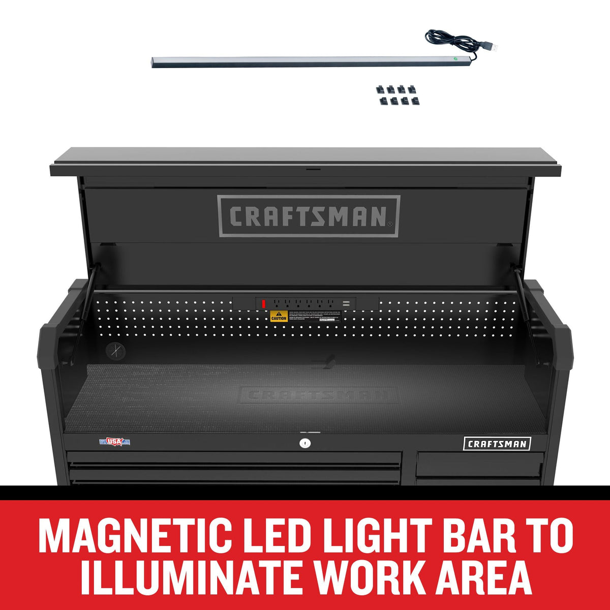 CRAFTSMAN Premium 2000 Series 51.5-in W x 24.5-in H 7-Drawer Steel Tool Chest (Black)