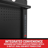 CRAFTSMAN Premium 2000 Series 41-in W x 39.5-in H 9-Drawer Steel Rolling Tool Cabinet (Black)