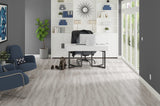 STAINMASTER (Sample) Beeson Oak Waterproof Wood Look Interlocking Luxury Vinyl Plank, 12-mil Wear Layer, 9.05-in x 12-in