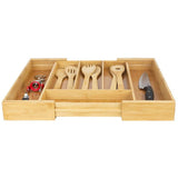 Natural Expandable Bamboo Utensil Tray