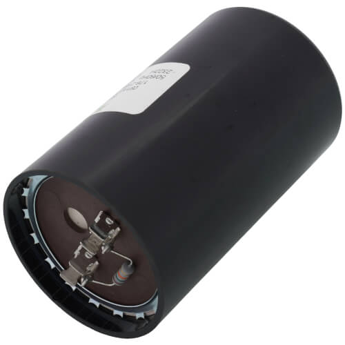 Lennox 63A06 capacitor - detail view (Voltage: 330v; MFD: 176-216)