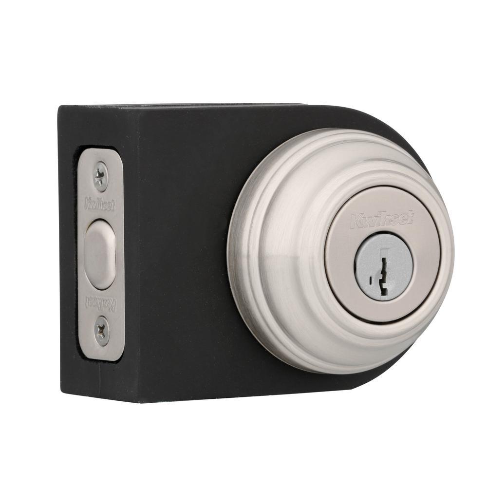 Satin Nickel Double Cylinder Deadbolt featuring SmartKey Security - Super Arbor