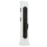 Elegance Single Cylinder Oil-Rubbed Bronze Philbrook Door Handleset with Impresa Knob - Super Arbor