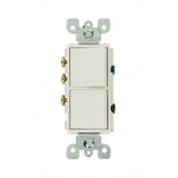 Decora 15 Amp 3-Way AC Combination Switch, White - Super Arbor