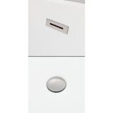 Soho 59.75 in. Acrylic Flatbottom Center Drain Soaking Tub in White with Floor Mounted Faucet in Brushed Nickel - Super Arbor
