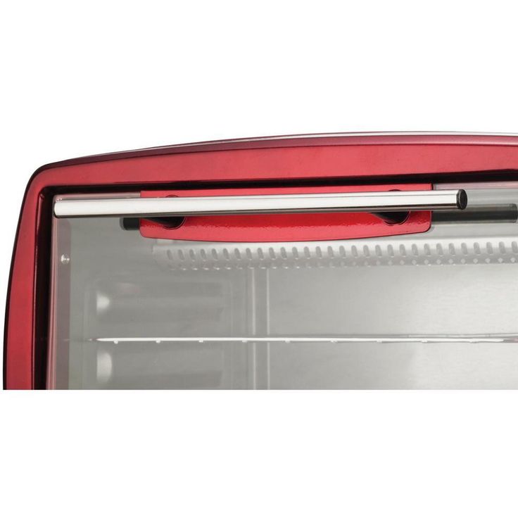 4-Slice Red Toaster Oven