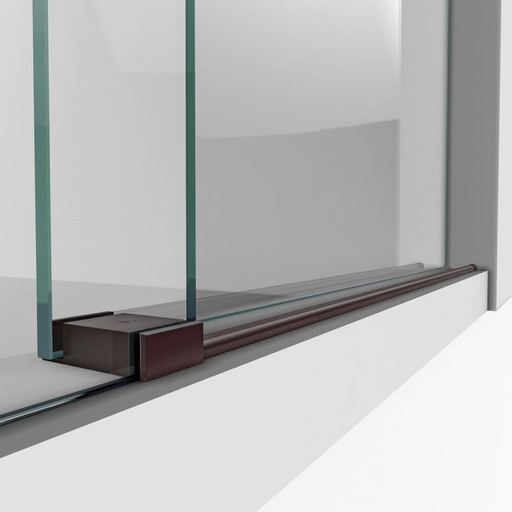 DreamLine Enigma-XO 68-72 in. W x 76 in. H Fully Frameless Sliding Shower Door in Oil Rubbed Bronze