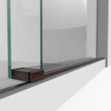DreamLine Enigma-XO 68-72 in. W x 76 in. H Fully Frameless Sliding Shower Door in Oil Rubbed Bronze
