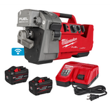 Milwaukee M18 FUEL Brushless Cordless 2-Gal Compact Quiet Air Compressor w/ M18 FUEL 7-1/4 in. Rear Handle Circular Saw (Tool-Only)