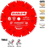 12 in. x 60-Teeth Combination Saw Blade - Super Arbor